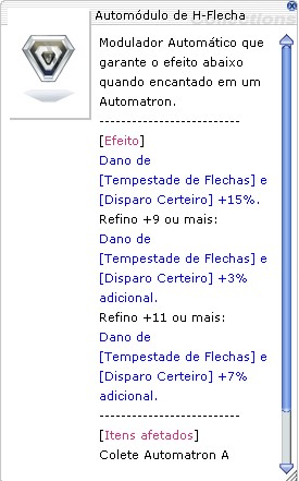 Automódulo de H-Flecha