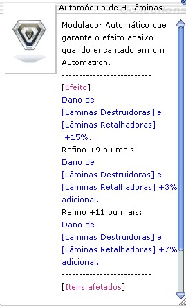 Automódulo de H-Lâminas