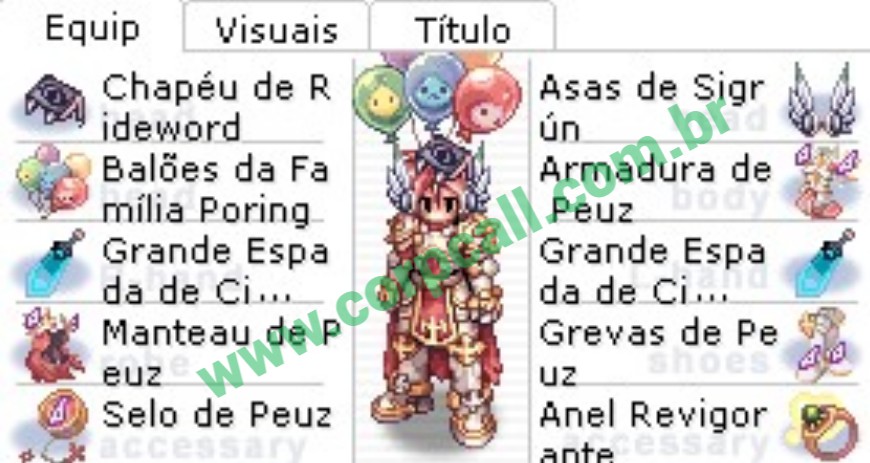 Set Completo Cavaleiro Rúnico Vento Cortante UP