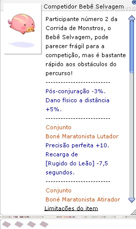 Competidor Bebê Selvagem