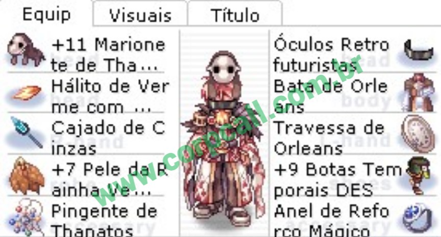 Set Completo Feiticeiro UP Combo Thanatos