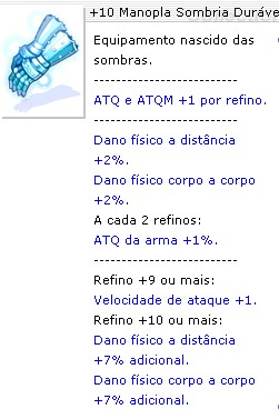 +10 Manopla Sombria Durável