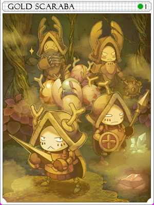Carta Scaraba Dourado