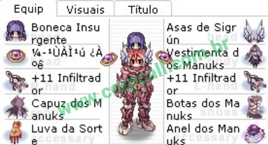 Set Completo Sicário Full Manuks Infiltrador Ilusional