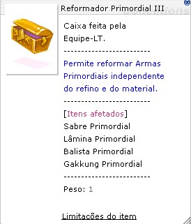 Reformador Primordial III