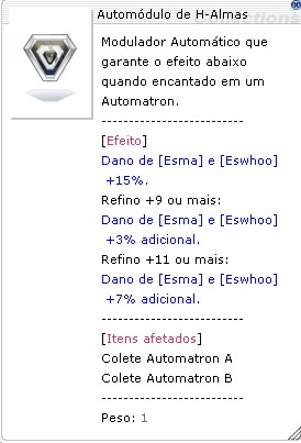 Automódulo de H-Almas