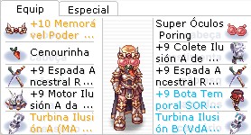 Set Completo Cavaleiro Rúnico Combo ilusion Ancestral