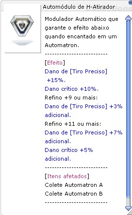 Automódulo de H-Atirador