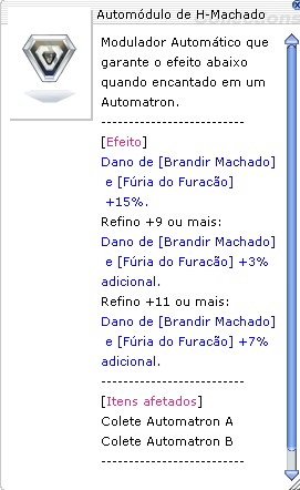 Automódulo de H-Machado
