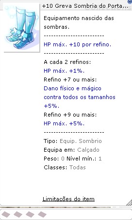 +10 Greva Sombria do Portador