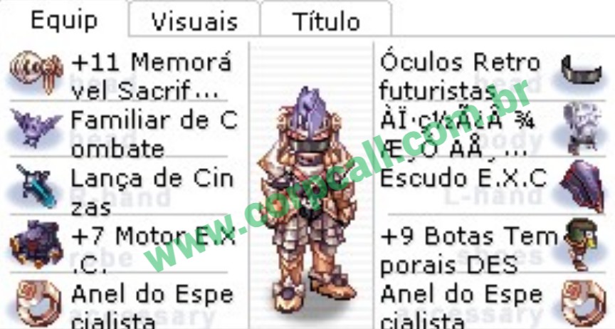 Set Completo Guardião Real Lança do Destino