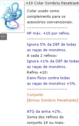 +10 Colar Sombrio Penetrante