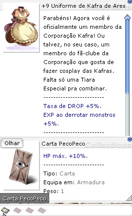+9 Uniforme de Kafra de Ares
