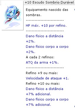 +10 Escudo Sombrio Durável