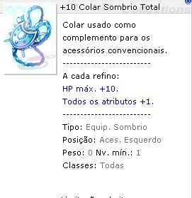 +10 Colar Sombrio Total