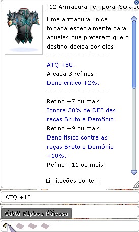 +12 Armadura Temporal SOR de Nove Caudas