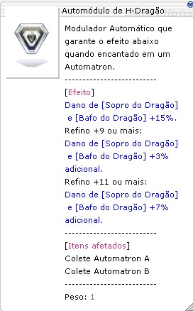 Automódulo de H-Dragão