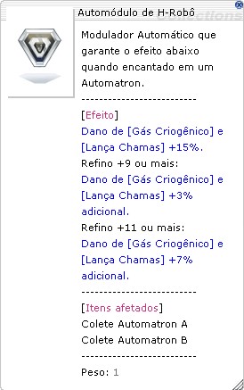 Automódulo de H-Robô