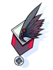 Broche das Asas das Sombras