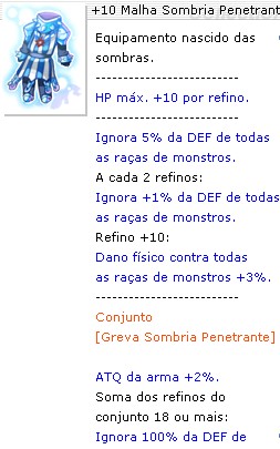 +10 Malha Sombria Penetrante