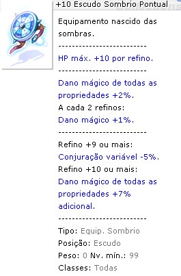 +10 Escudo Sombrio Pontual