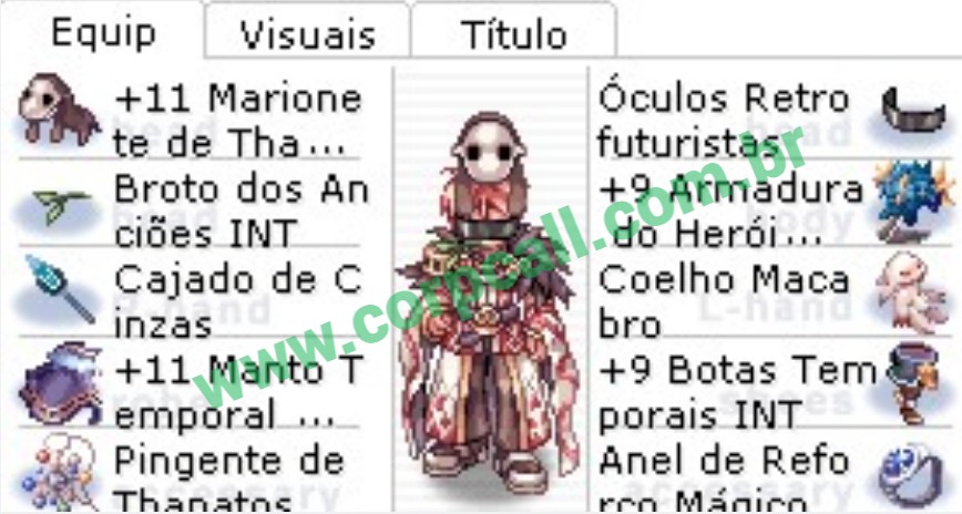 Set Completo Feiticeiro Combo Temporal INT