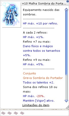 +10 Malha Sombria do Portador