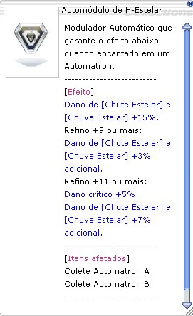 Automódulo de H-Estelar
