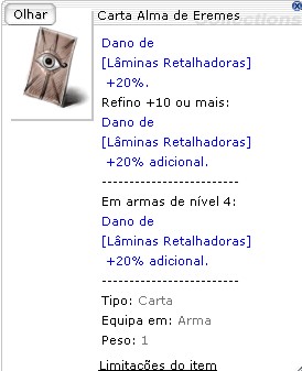 +10 Infiltrador Ilusional das Lâminas Bi