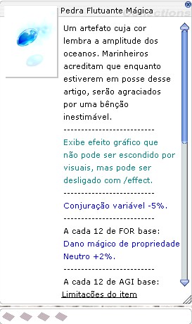 Pedra Flutuante Mágica