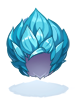 Visual Cabelo do Super Saiadim Azul